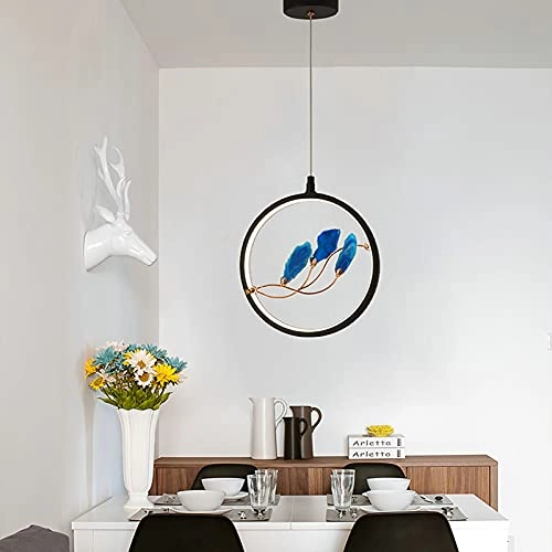 Single Head Small Chandelier - LED Blue Agate 25 * 28Cm