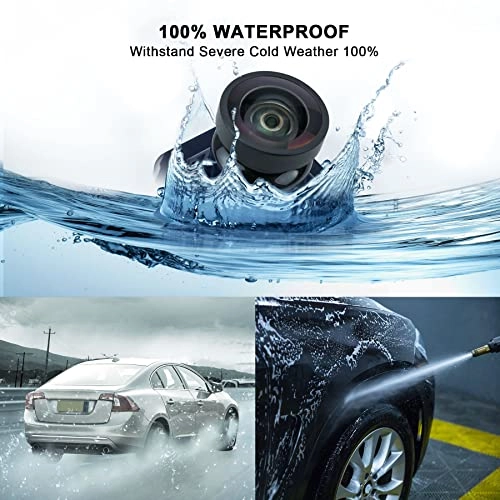 Rear View Backup Camera - Fits Ford Escape 2014 2015 2016 170-degree IP68