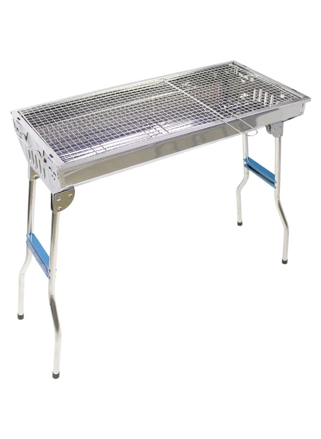 YANEK Folding BBQ Camping Grill - Stainless Steel Large