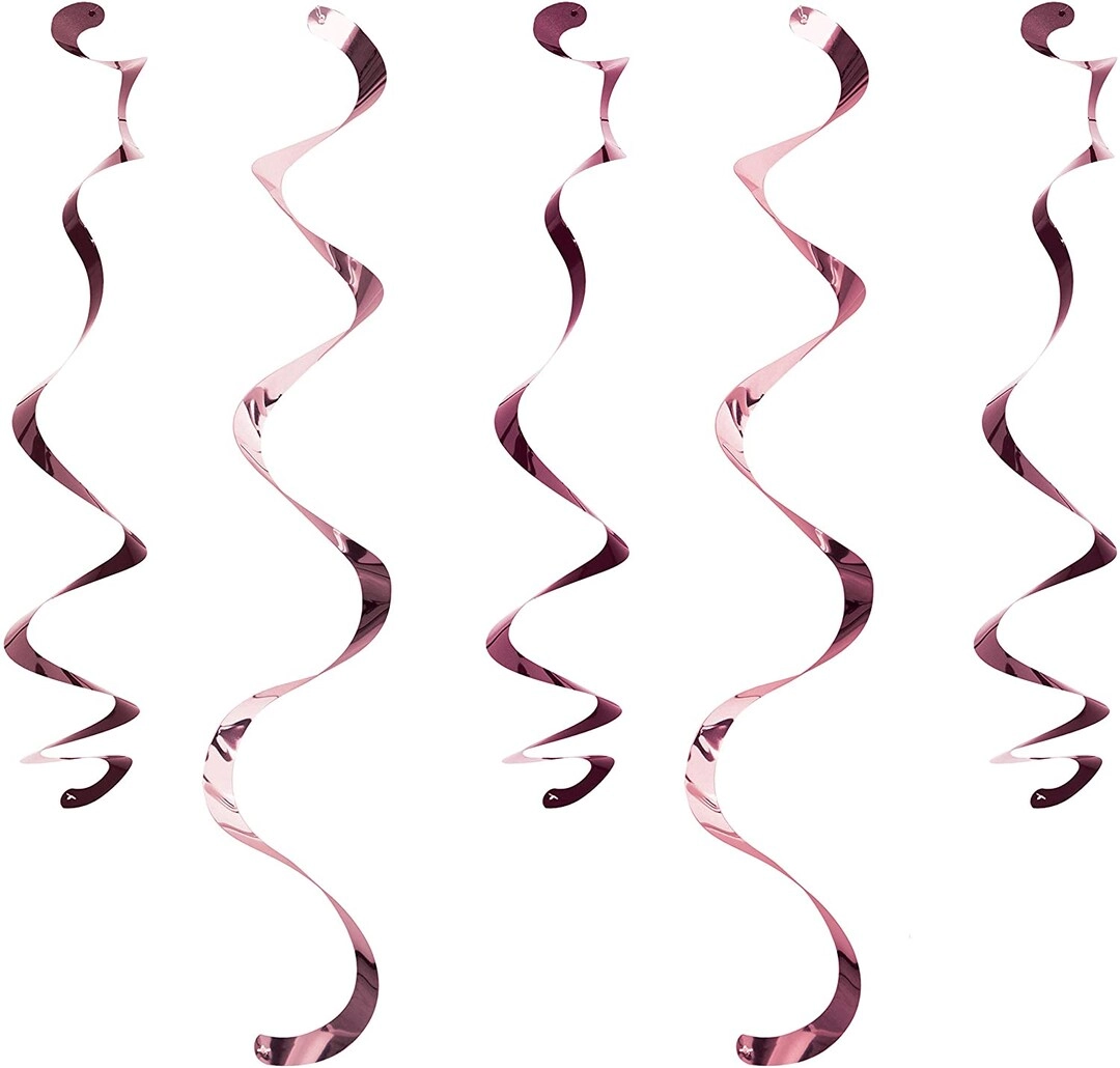 CREATIVE CONVERTING Rose All Day Dizzy Danglers - 10-Pack