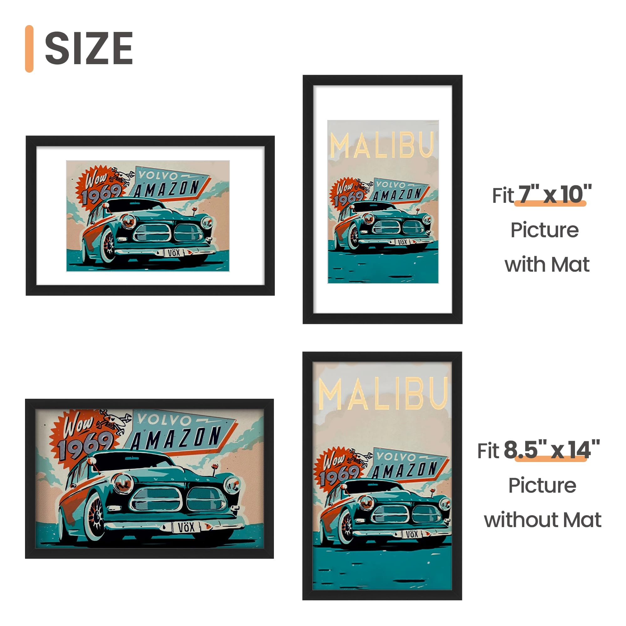 Collage Picture Frame - 8.5x14 5