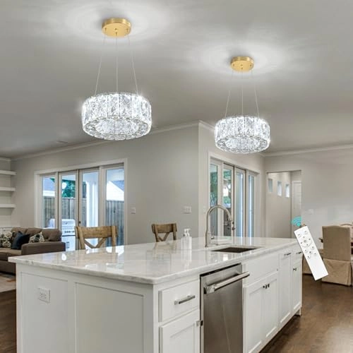 LED Ring Chandelier - min 3.9" to max 78"