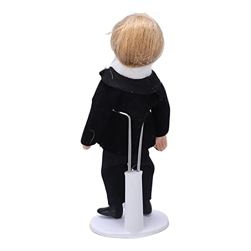 Miniature Boy Doll - 1:12 Scale Ceramic Fabric Ages 3+