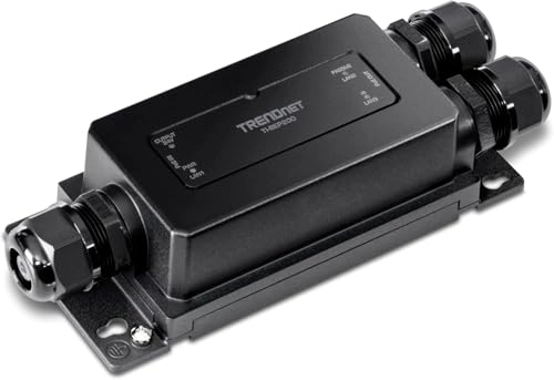 2-Port Industrial Outdoor Gigabit PoE Extender - 90W 48 Volts