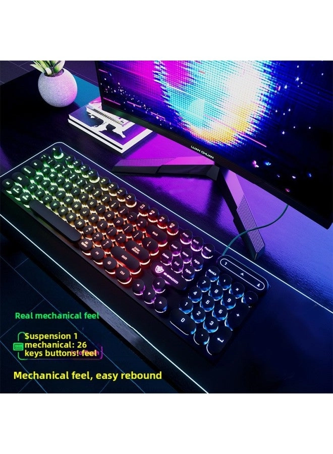 Mechanical Feel - Wired + E-sports Mouse