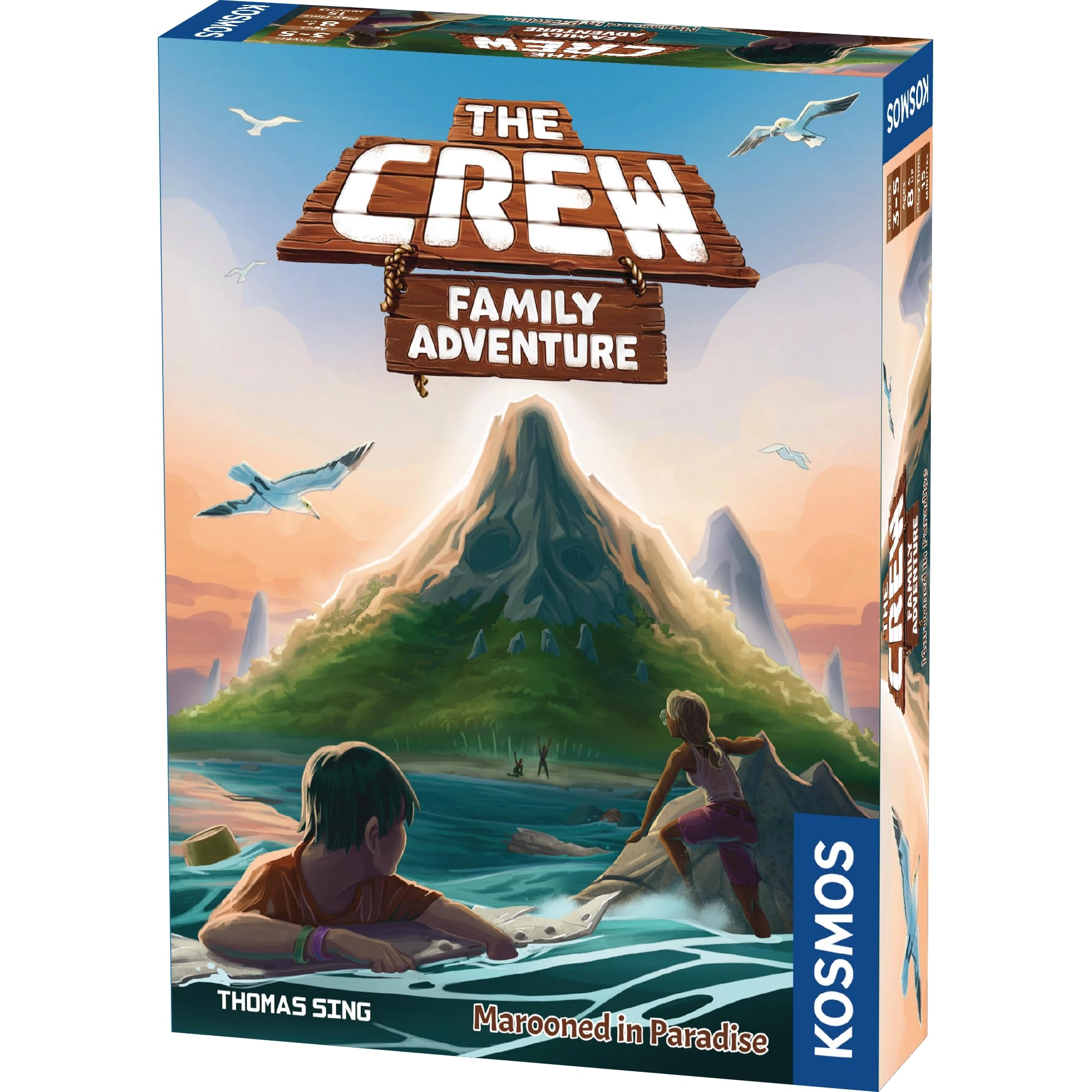 Thames & Kosmos The Crew: Family Adventure - Marooned in Paradise - Cooperative Card Game