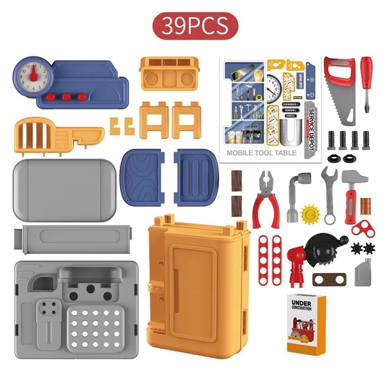 Kids Mobile Tool Table - 39Pcs (8022P)