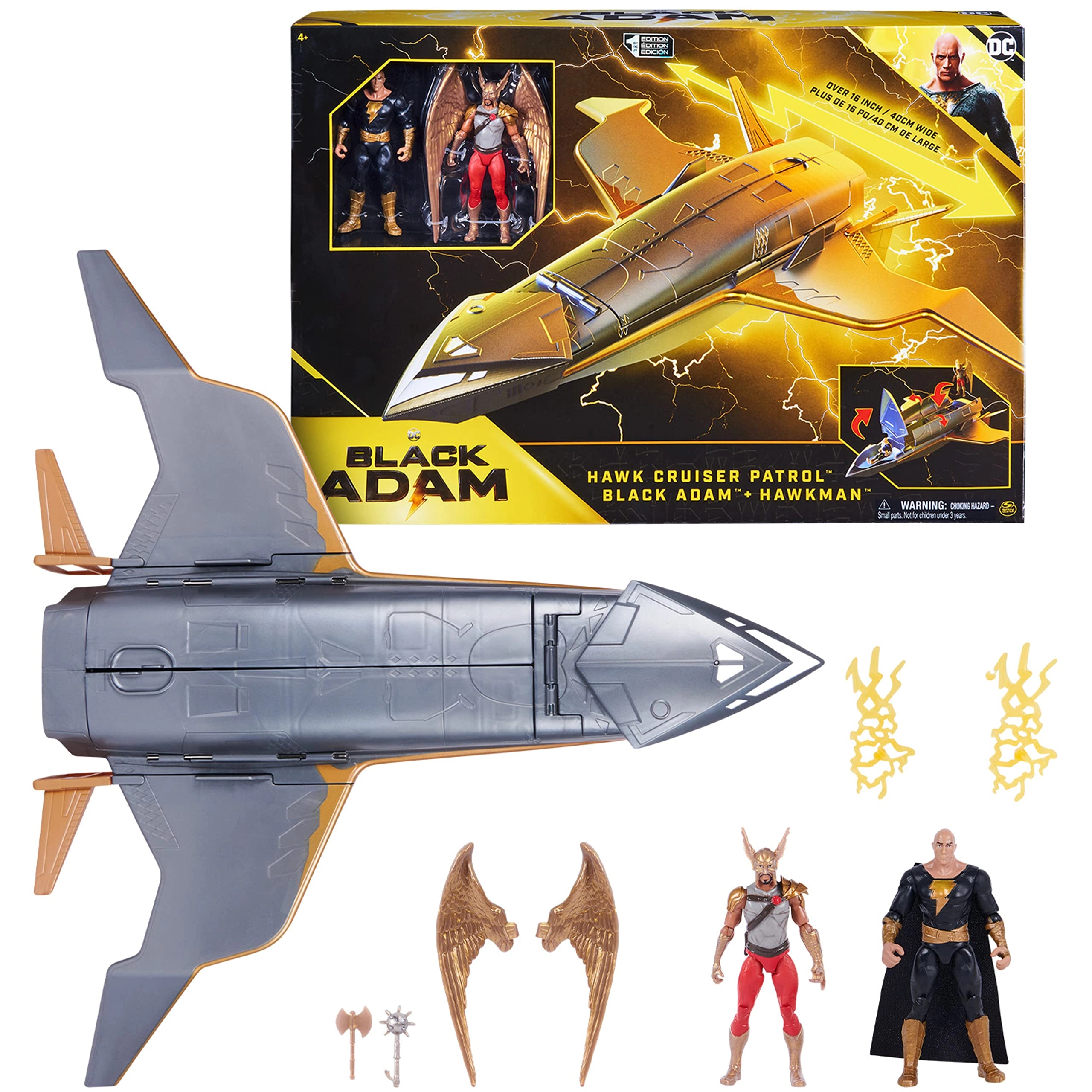 Spin Master Black Adam, Hawkman - Movie - Hawk Cruiser Patrol - First Edition (6064871)