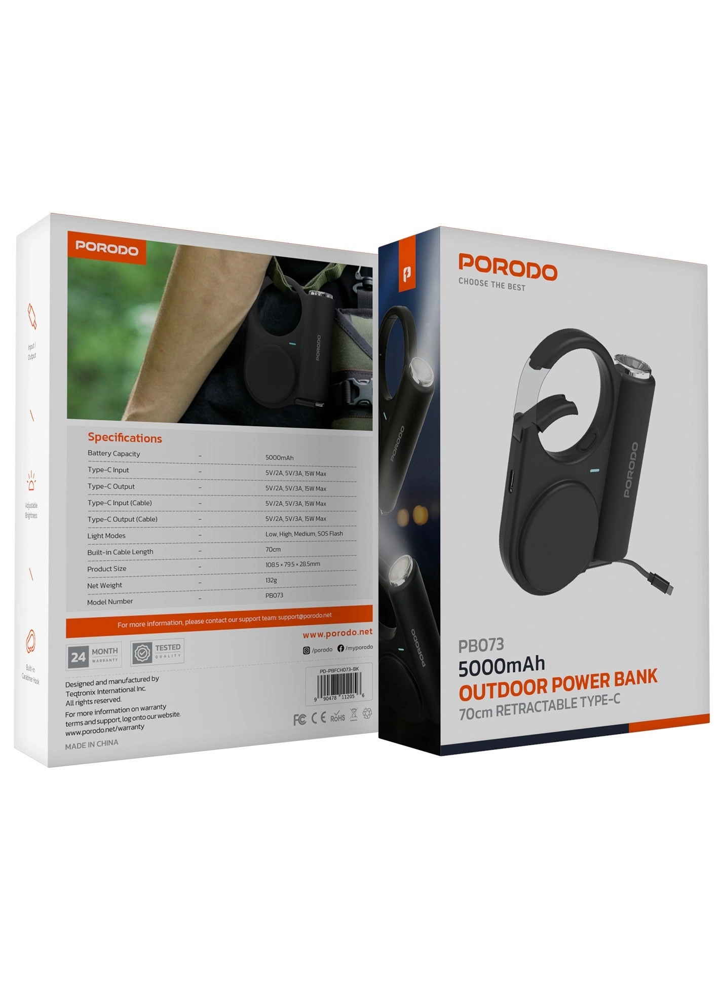 PD-PBFCH073-BK - 5000mAh 15 Watt