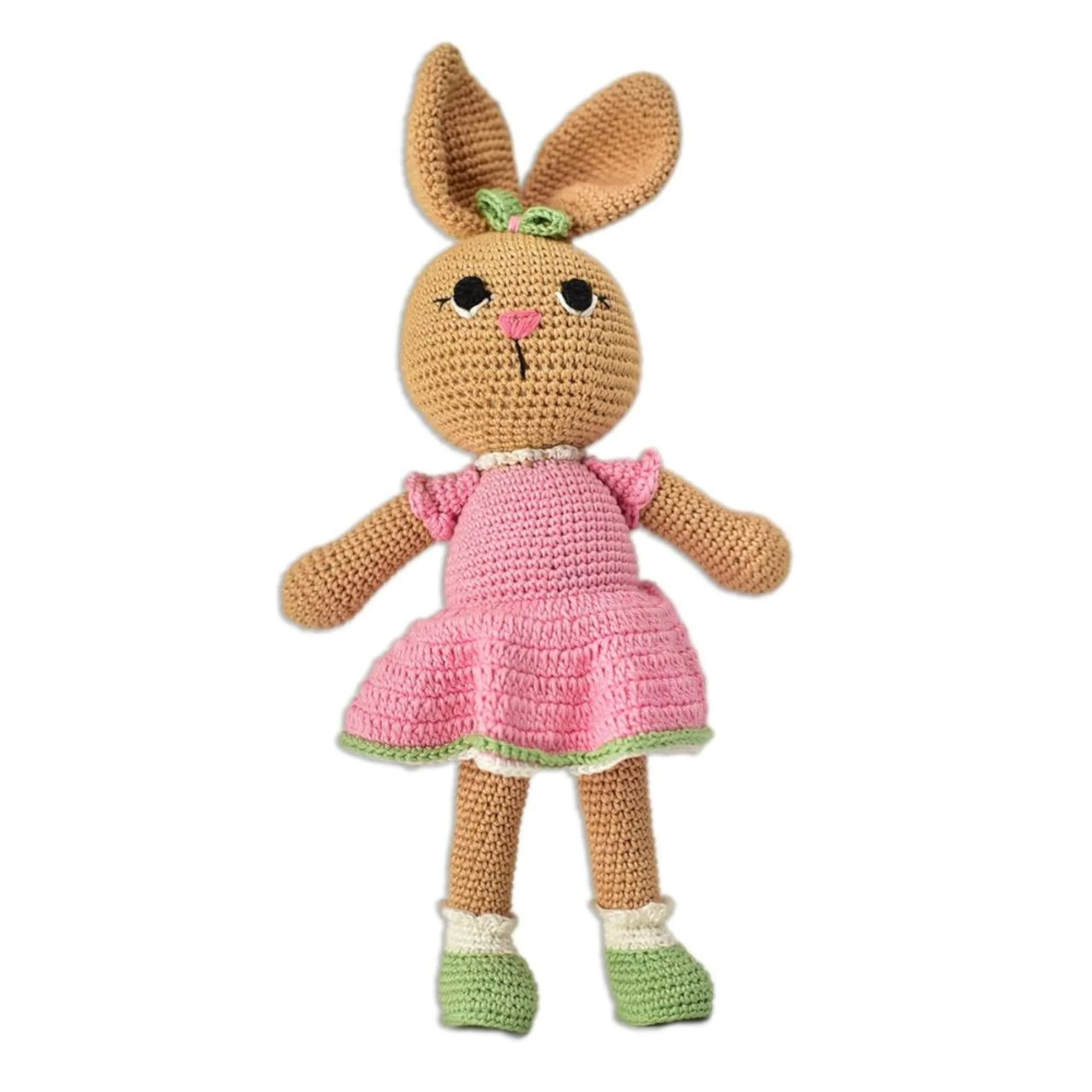 Happy Threads Handmade Crocheted Loving Bunny - 26 cm