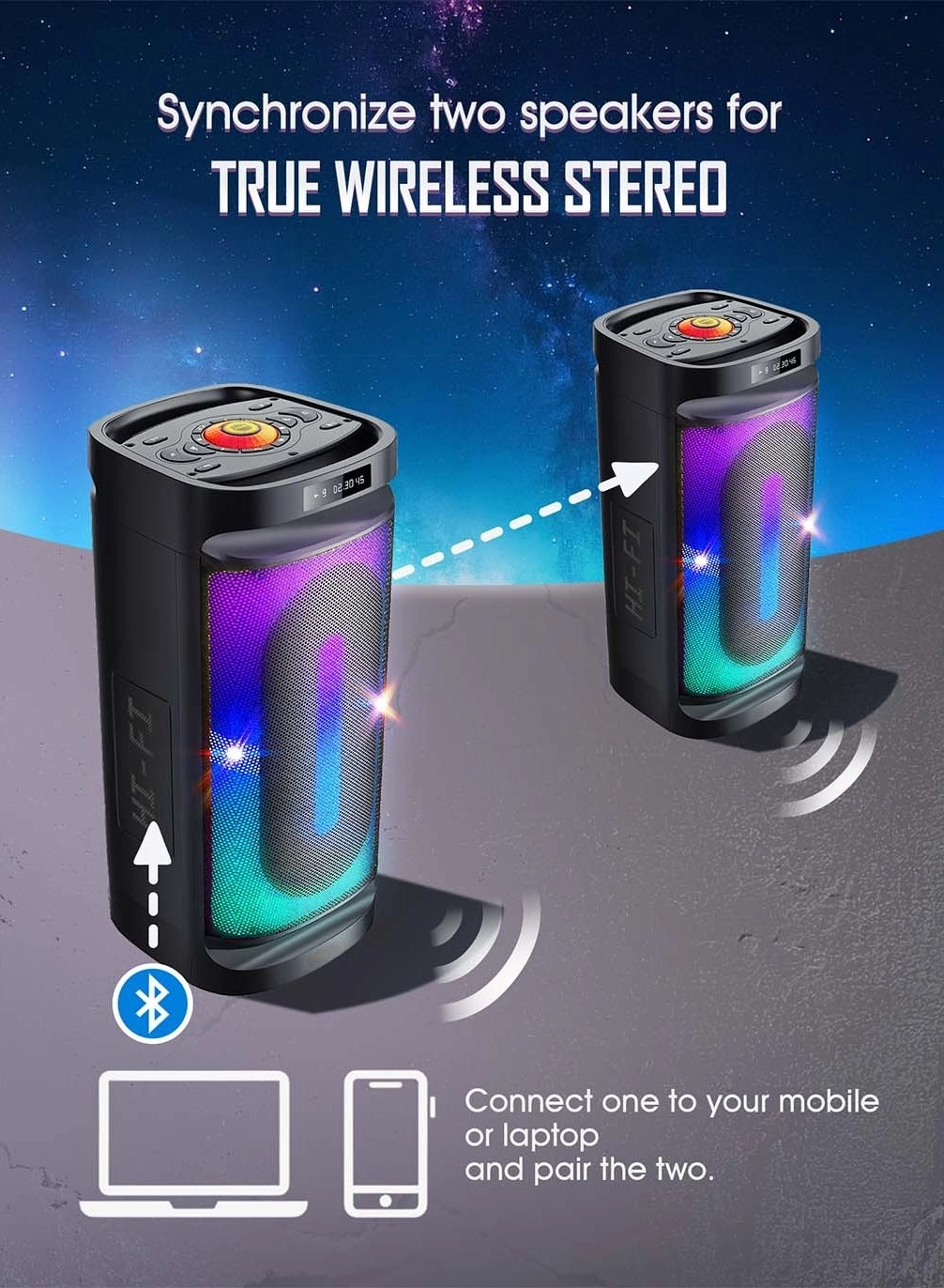 Pulz Mini Karaoke - 2 Microphones