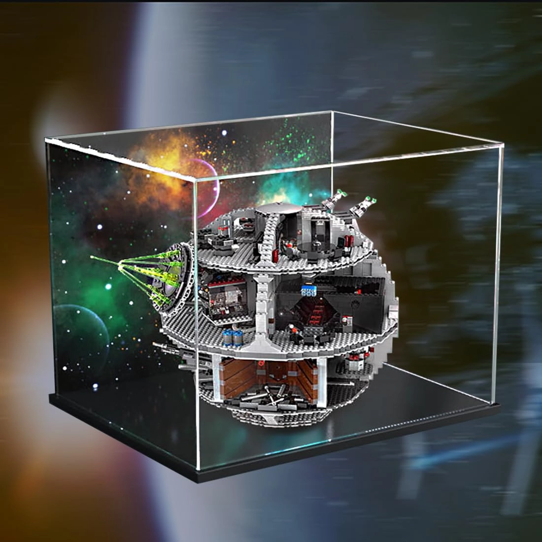 China Acrylic Display Case - 75159 Painted Background