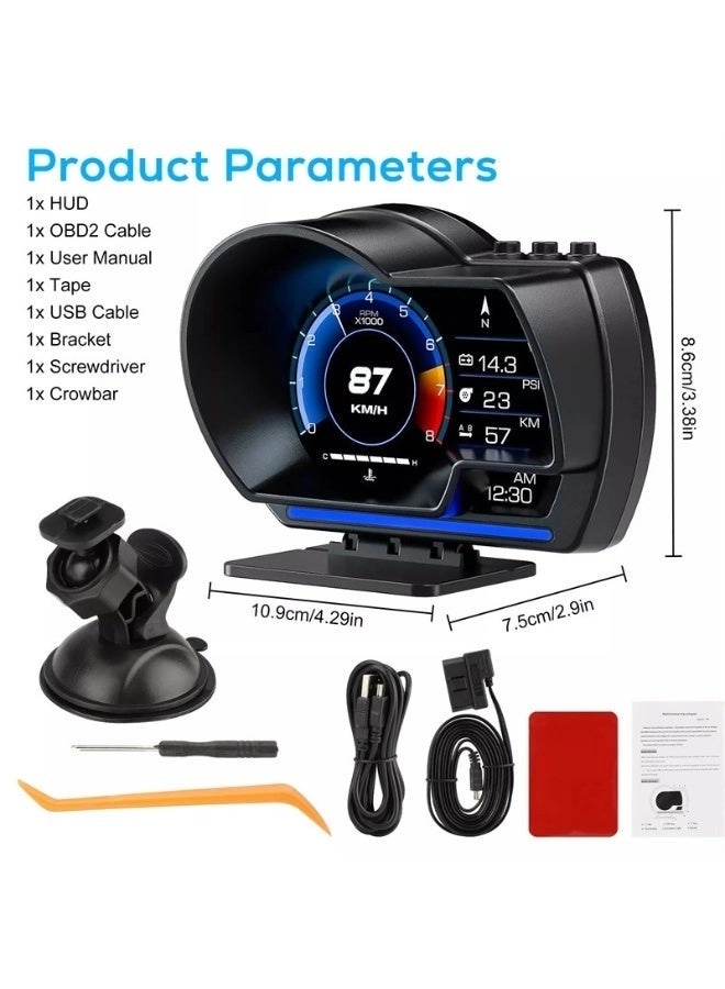 A8 Head up Display - 5.7in OBDII