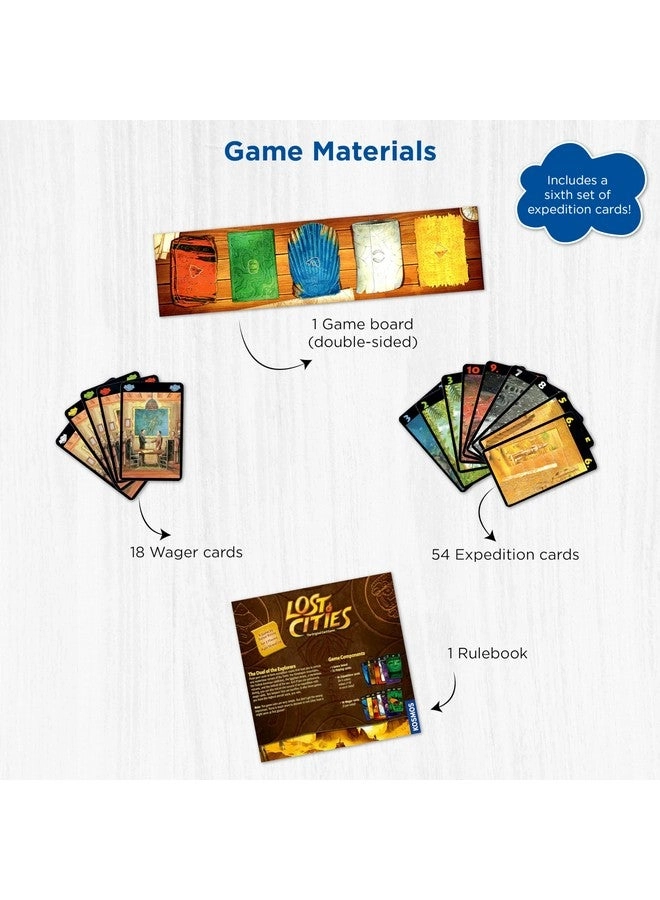 Lost Cities - 6th Expedition Two-Sided Board - Card Game