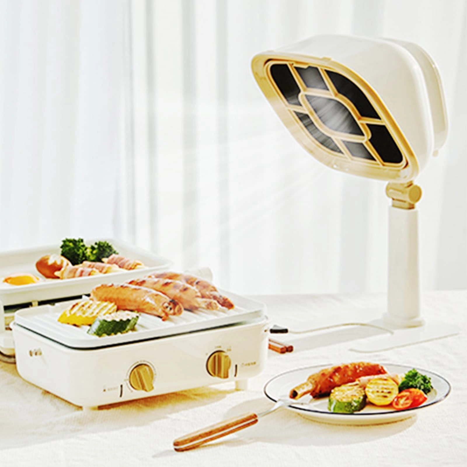 Mini Desktop Cooker Hood - 2 Cubic Meters Per Minute