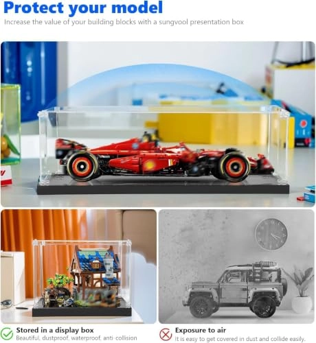 Acrylic Display Case - Acrylic for LEGO Technic 42141 McLaren Formula 1 Racing Car