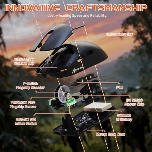 Attack Shark Gaming Mouse - Wireless