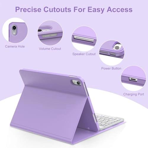 Keyboard Case with Pencil Holder for iPad 10th generation 10.9-inch (2022)