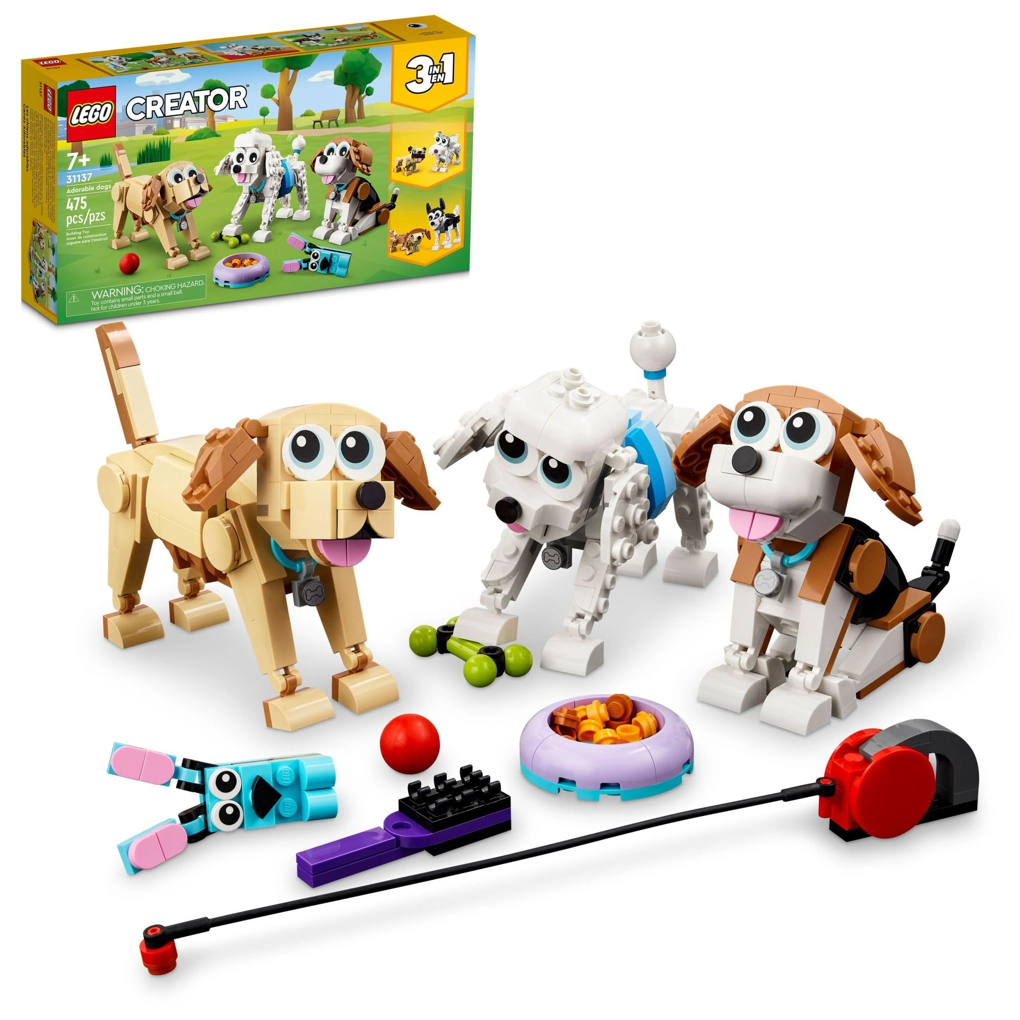 Adorable Dogs (31137) - Creator 3in1