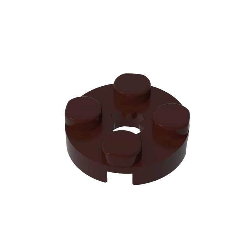 BrickBuddy Plate Round 2x2 with Axle Hole Type 1 - Plastic 403223 50