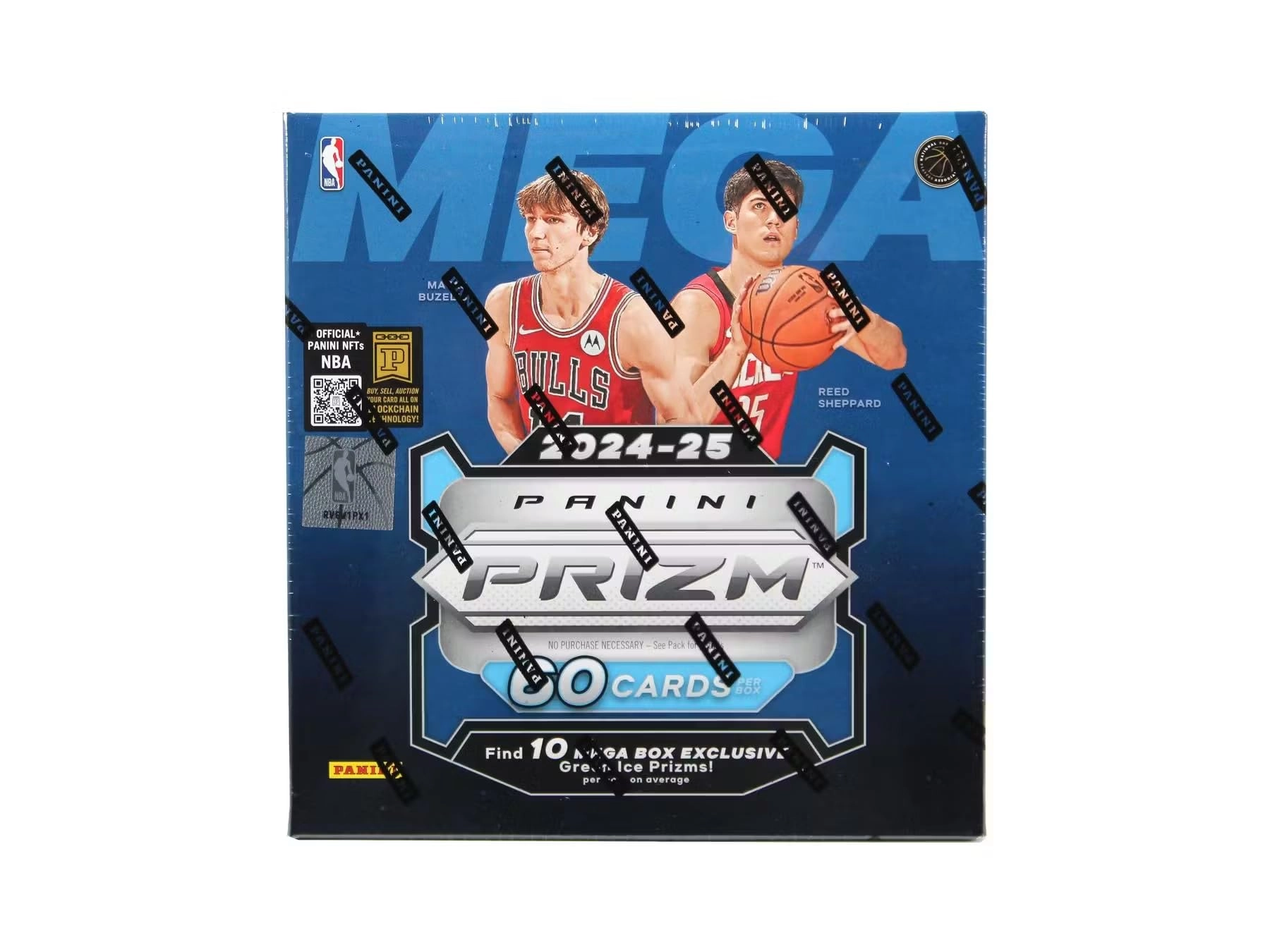 Panini Prizm Basketball Hobby Mega Box - Green Ice 6 Packs 10 Cards per Pack