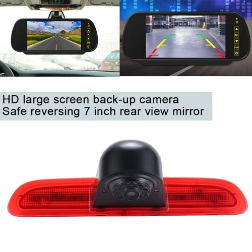 Brake Light Camera - Night vision 628 x 586 pixels + TFT LCD monitor - 7 Inches