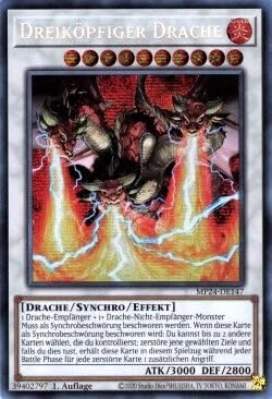 MZTCG Yugioh Three-Headed Dragon MP24-DE147 - German