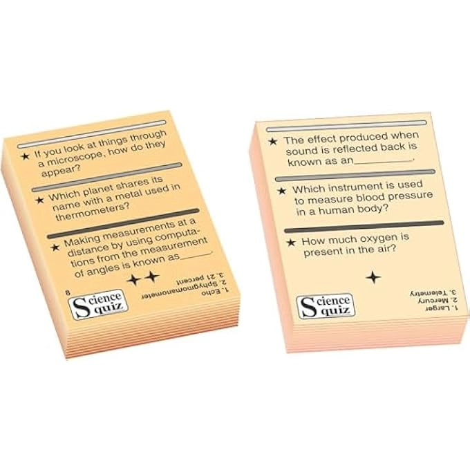 SCIENCE QUIZ Science - 3 years+