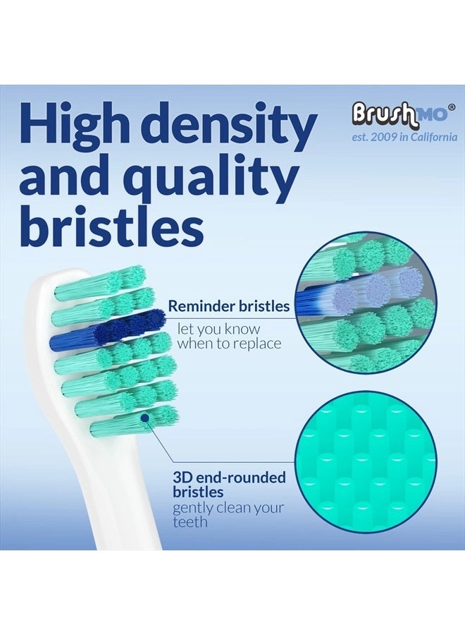 Replacement Toothbrush Heads - 6 Pack Compact