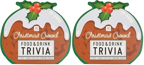 Christmas Food and Drink Trivia Quiz Game - Pack of 2