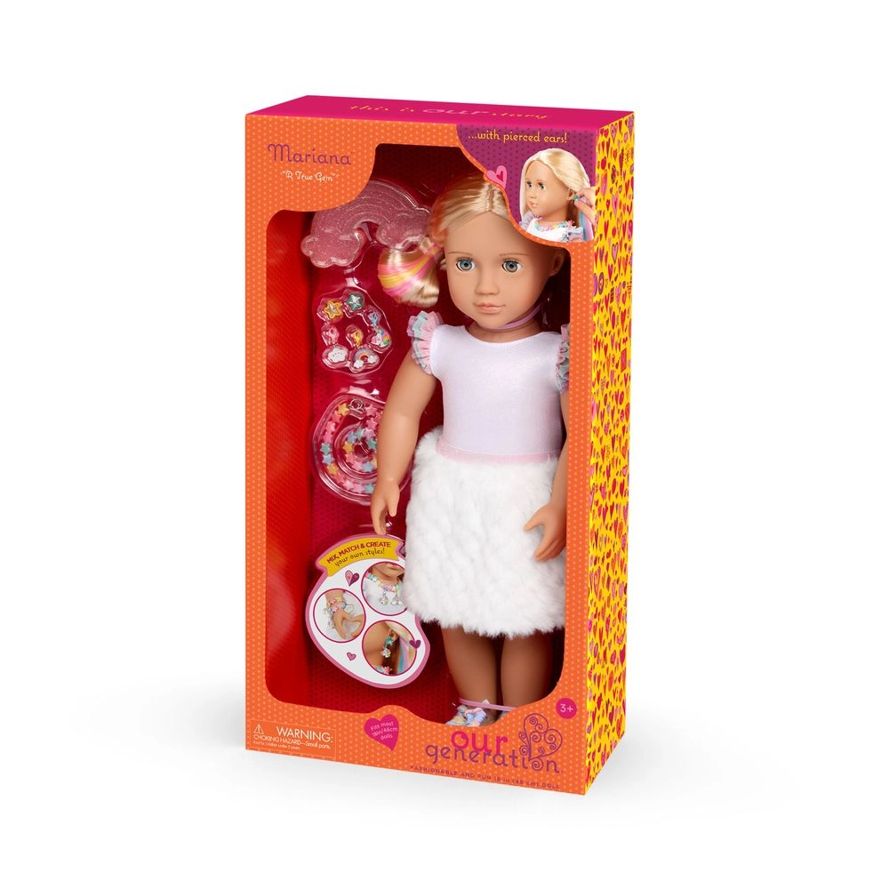 Mariana Jewellery Doll Playset - 18-inch Ages 3+