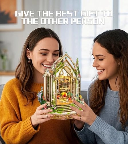 DIY Book Nook Kit - FLOWER HOUSE BOOKNOOK 1/32