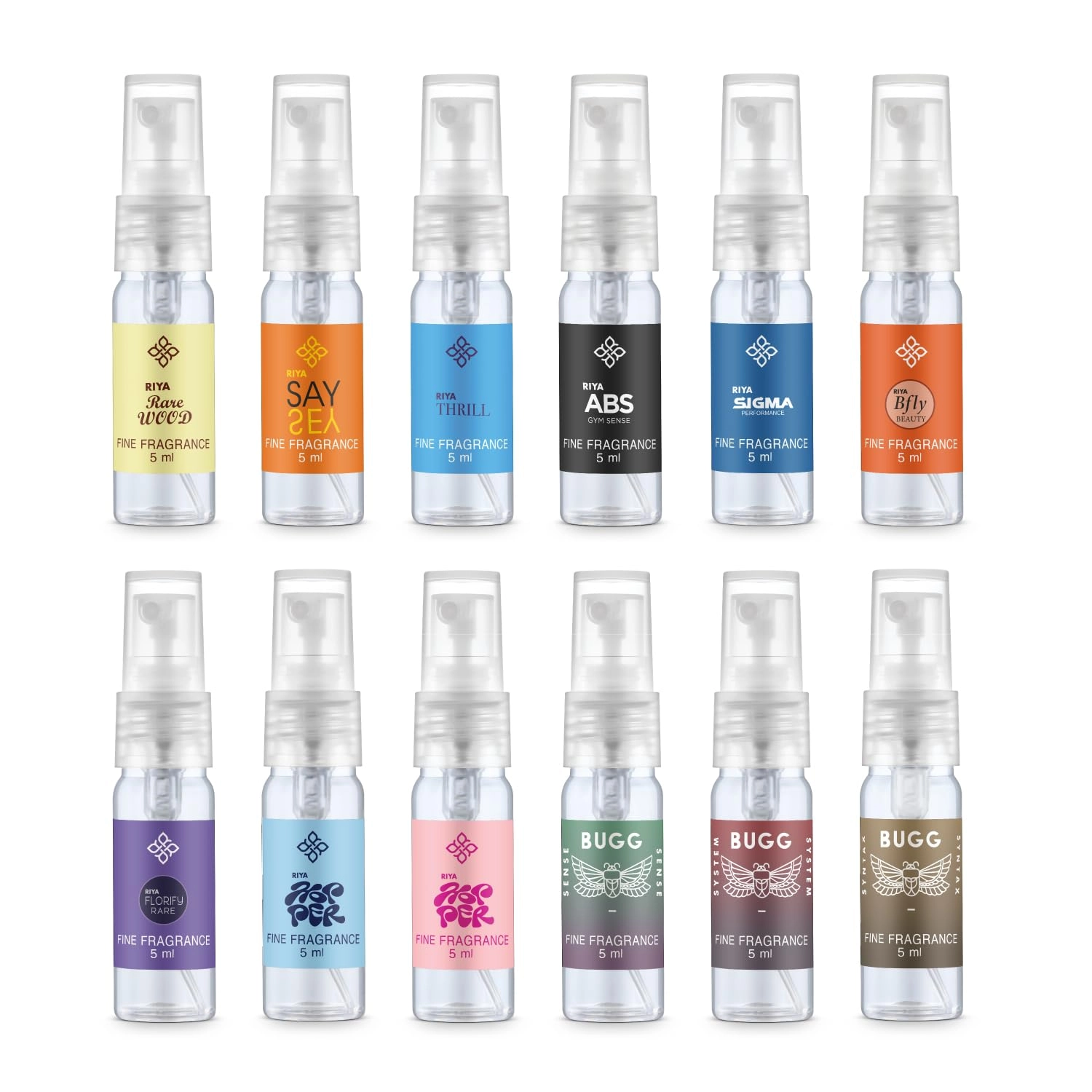 Xploriya BS - Eau de Parfum 12 x 5ml Pack