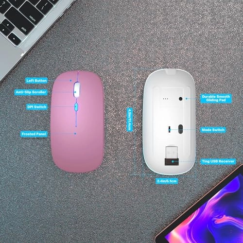 Dual Mode Rechargeable Mouse - Wireless