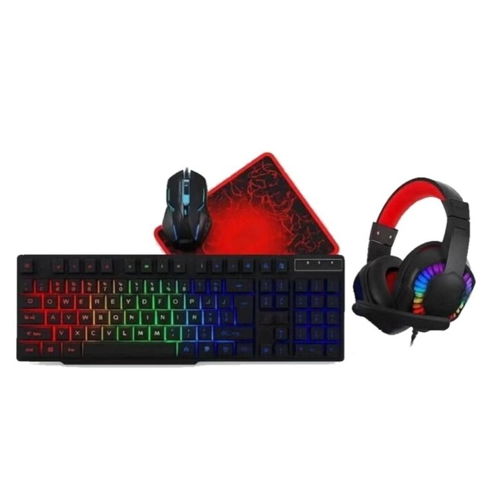 Tradeo Keyboard + Mouse + Headphones + Mousepad