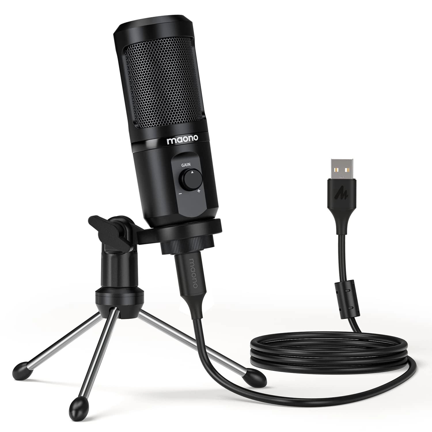 Maono Technology Inc., mail: service@maono.com AU-PM461TR USB Microphone