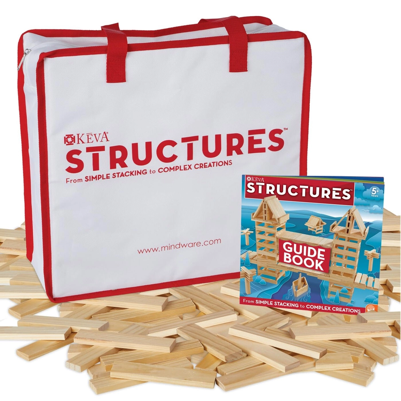 MindWare KEVA Structures - 400 pcs Pine