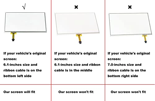 Touch Screen Digitizer - Toyota RAV4