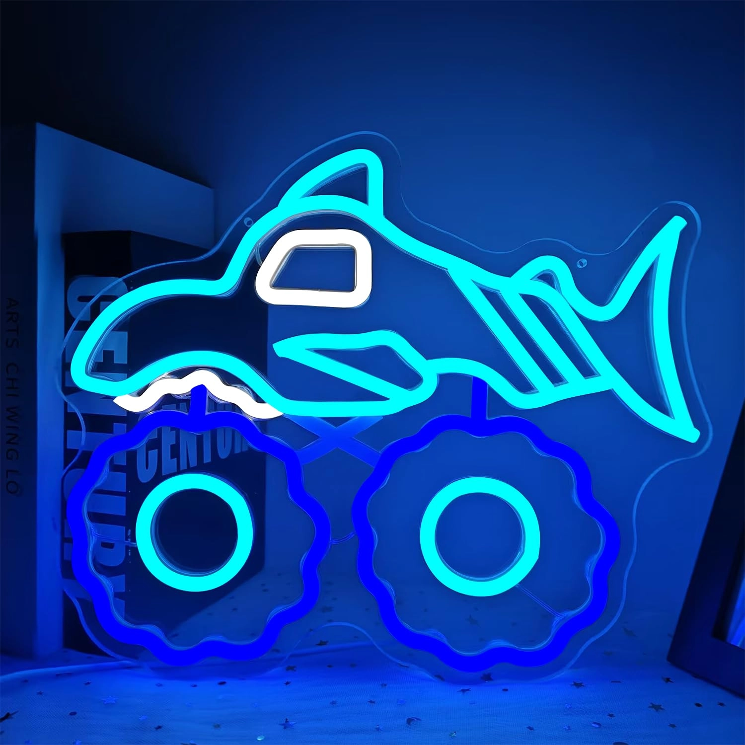 Generic Shark Truck Neon Sign - Neon LED Dimmable