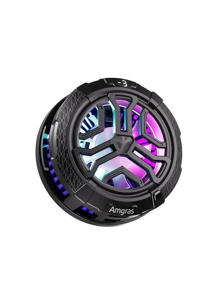 Amgras iceWorld Pro - Magnetic Back Clip 2-in-1 RGB Lighting
