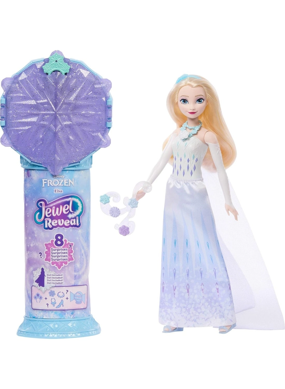 Mattel Elsa Fashion Doll - Jewel Reveal Spin & Reveal