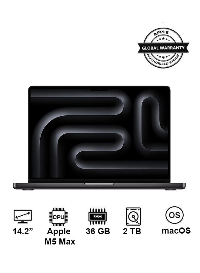MacBook Pro 2026 - 14.2'' M5 Max 36GB Unified Memory 2TB SSD