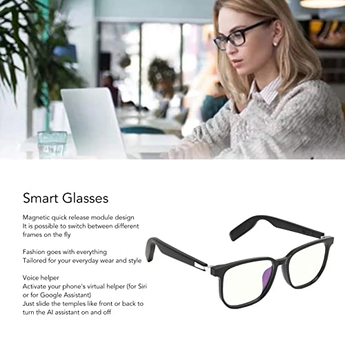 Smart Glasses - Blue Light Blocking Open-Ear Bluetooth IP67 Waterproof