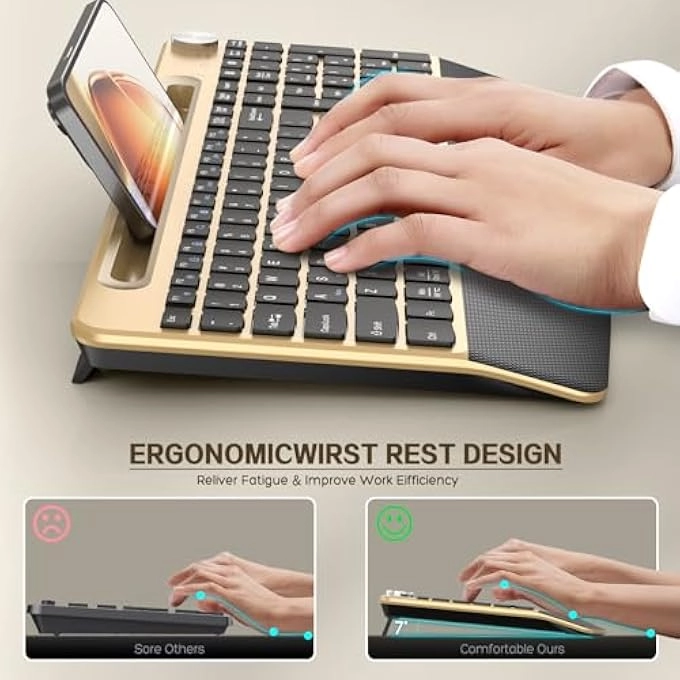 ERGONOMIC WIRELESS KEYBOARD - Wireless