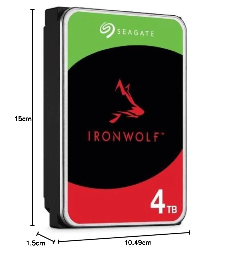 IRONWOLF 3.5" 5400rpm SATA 6Gb/s (ST4000VN006) - 4 TB