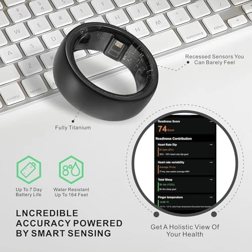 Smart Ring - 24/7 Heart Rate SpO2 Sleep