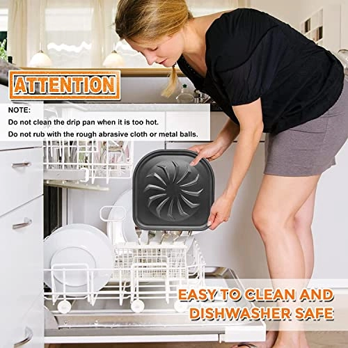 Air Fryer Replacement Drip Tray - Carbon Steel 2PCS