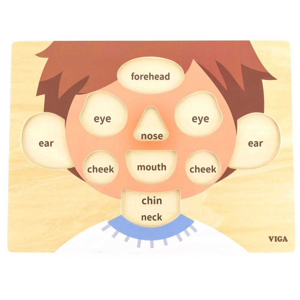 Boys Face Puzzle (29464294-44664) - 10 pcs