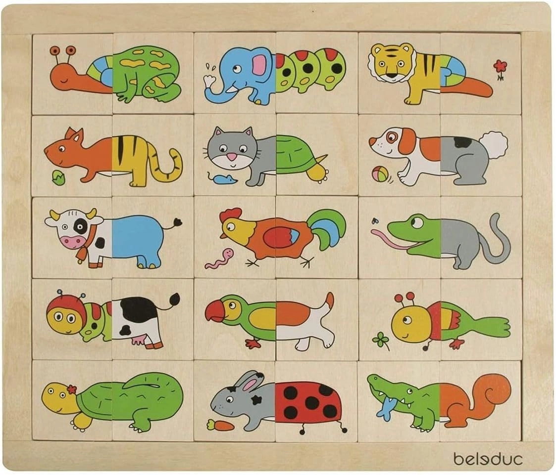 Match And Mix Animals Puzzle - 2+ 30 pieces