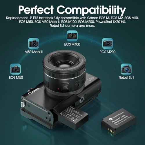 LP-E12 - 1300mAh